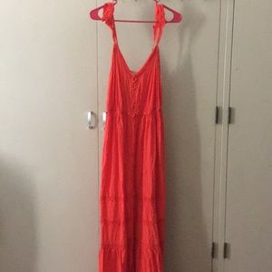 Orange/red dress